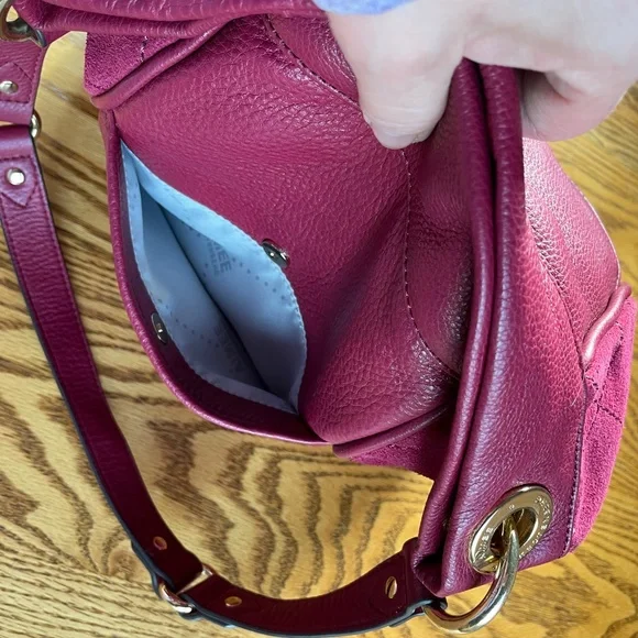 Aimee Kestenberg Raspberry/Red Shoulder Bag - NWOT - Picture 7 of 16